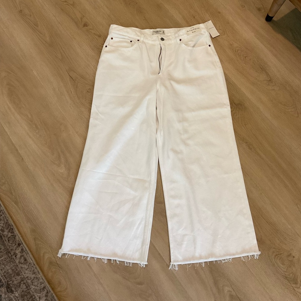 Abercrombie the crop wide leg